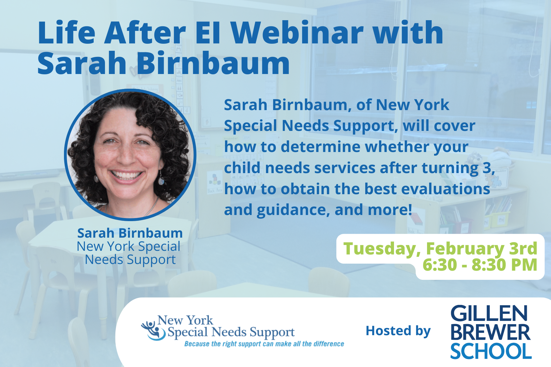 Image for Life After EI Webinar with Sarah Birnbaum