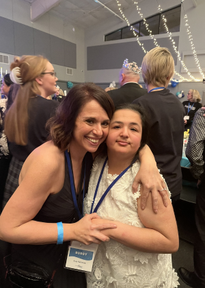 Amy with her daughter